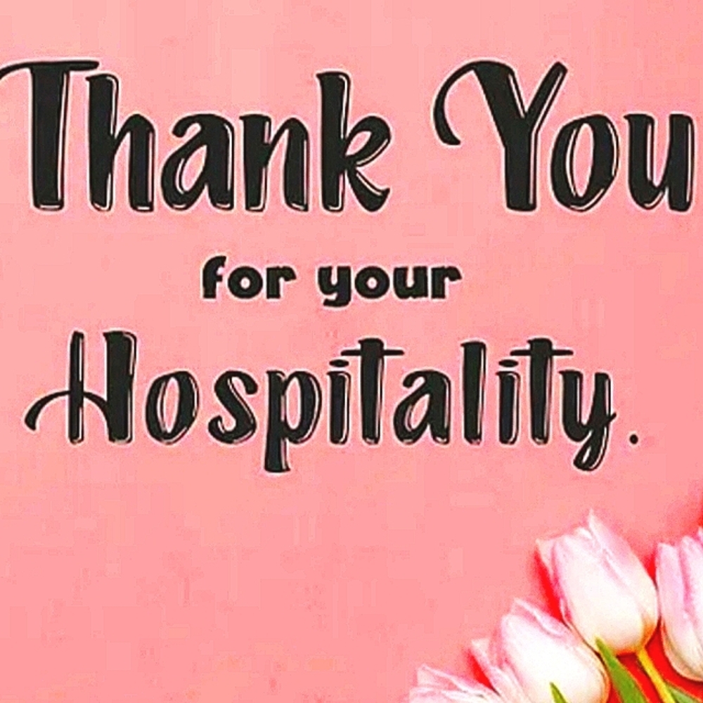 Pink and Black Thank You Cards